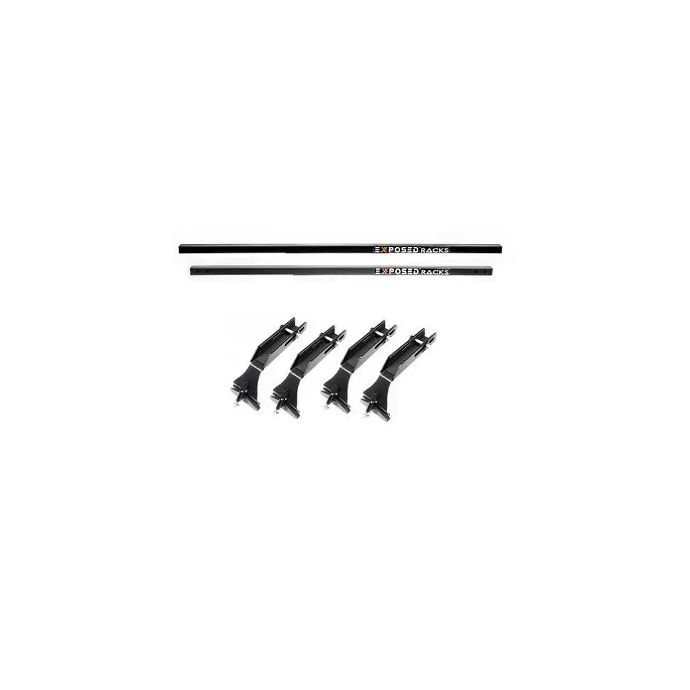 Roof Rack Direct Fit - With (1) 51" Crossbars (1) 48" Crossbar/ Brackets - EXP8-00-9655-BK